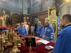 Парастос патријарху Викентију