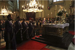 Изношење Плаштанице у Саборној цркви